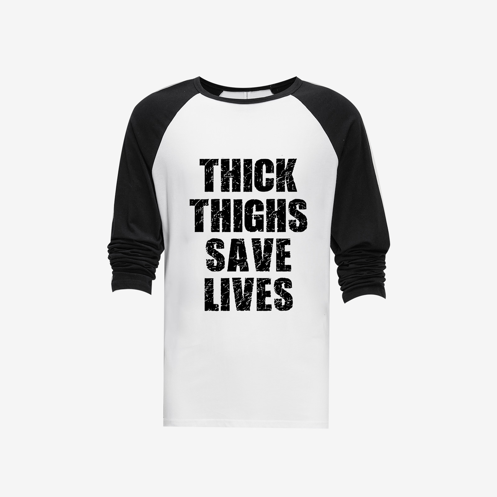 Thick Thighs Save Lives Long Sleeve T-shirt-traneing