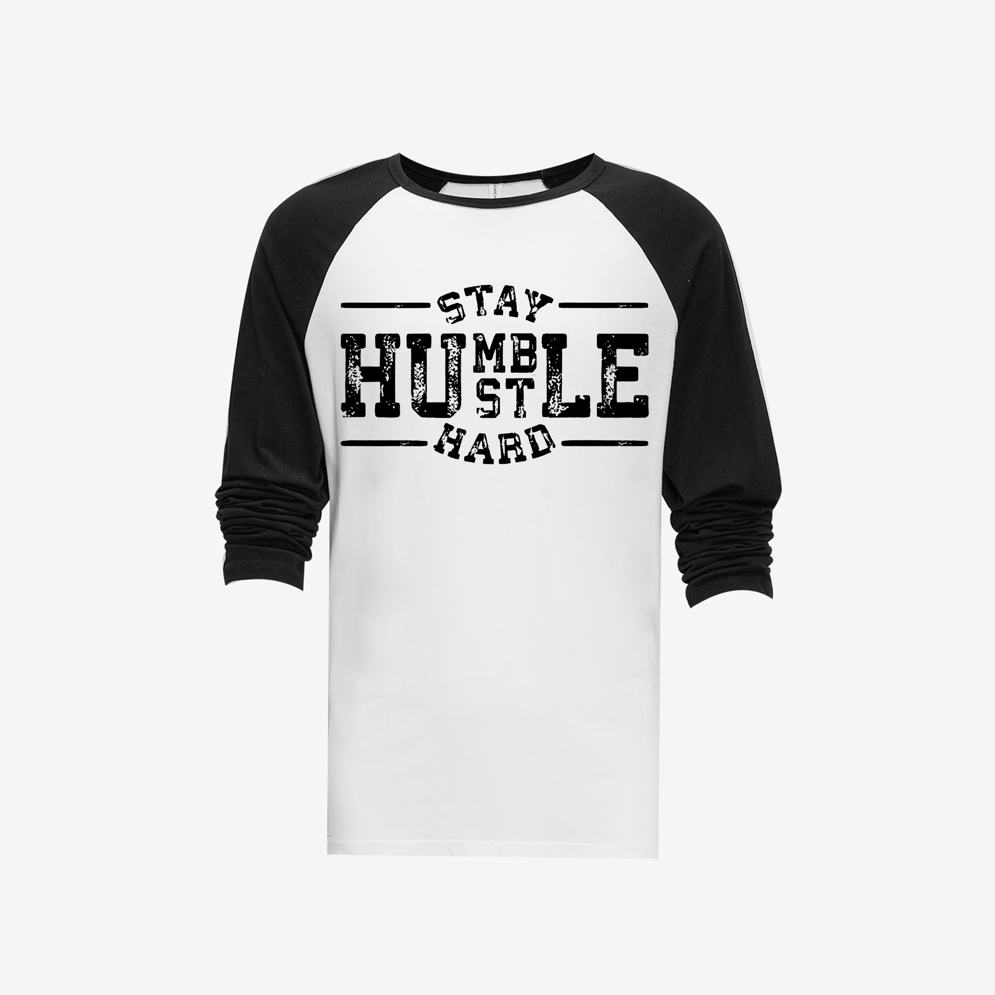 Stay Humble Hard Printed Long Sleeve T-shirt-traneing