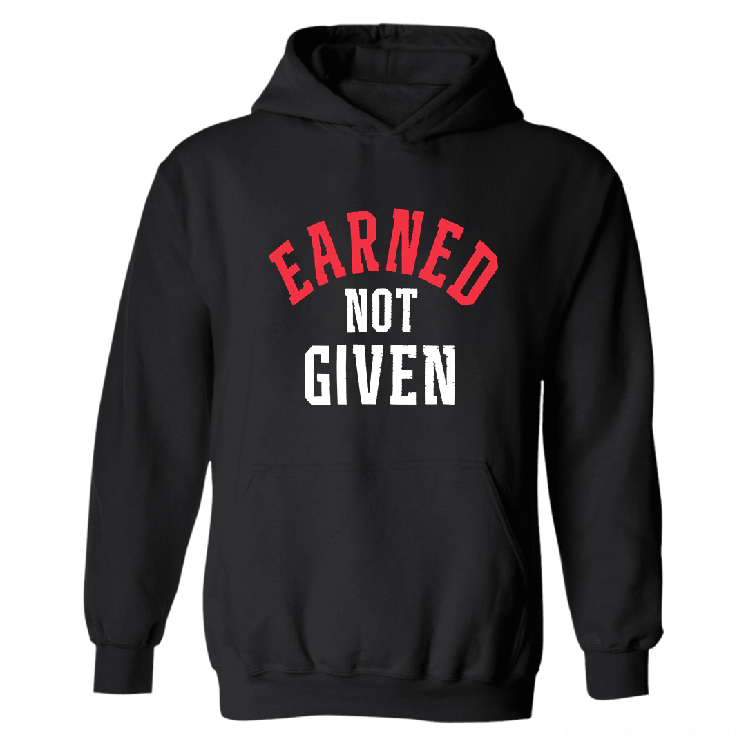 Earned Not Given Printed Women's Hoodie