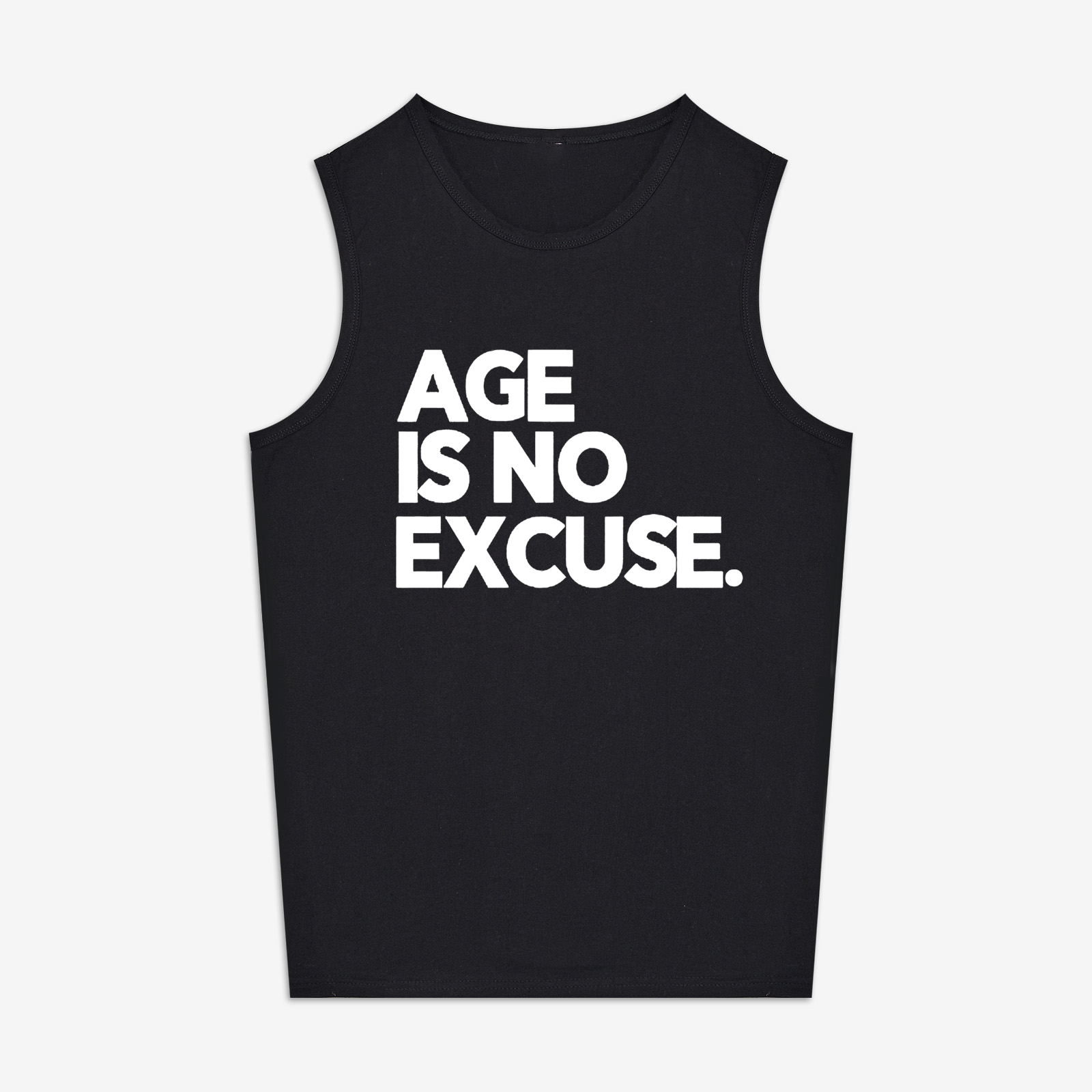 Age Is No Excuse Printed Women's Vest