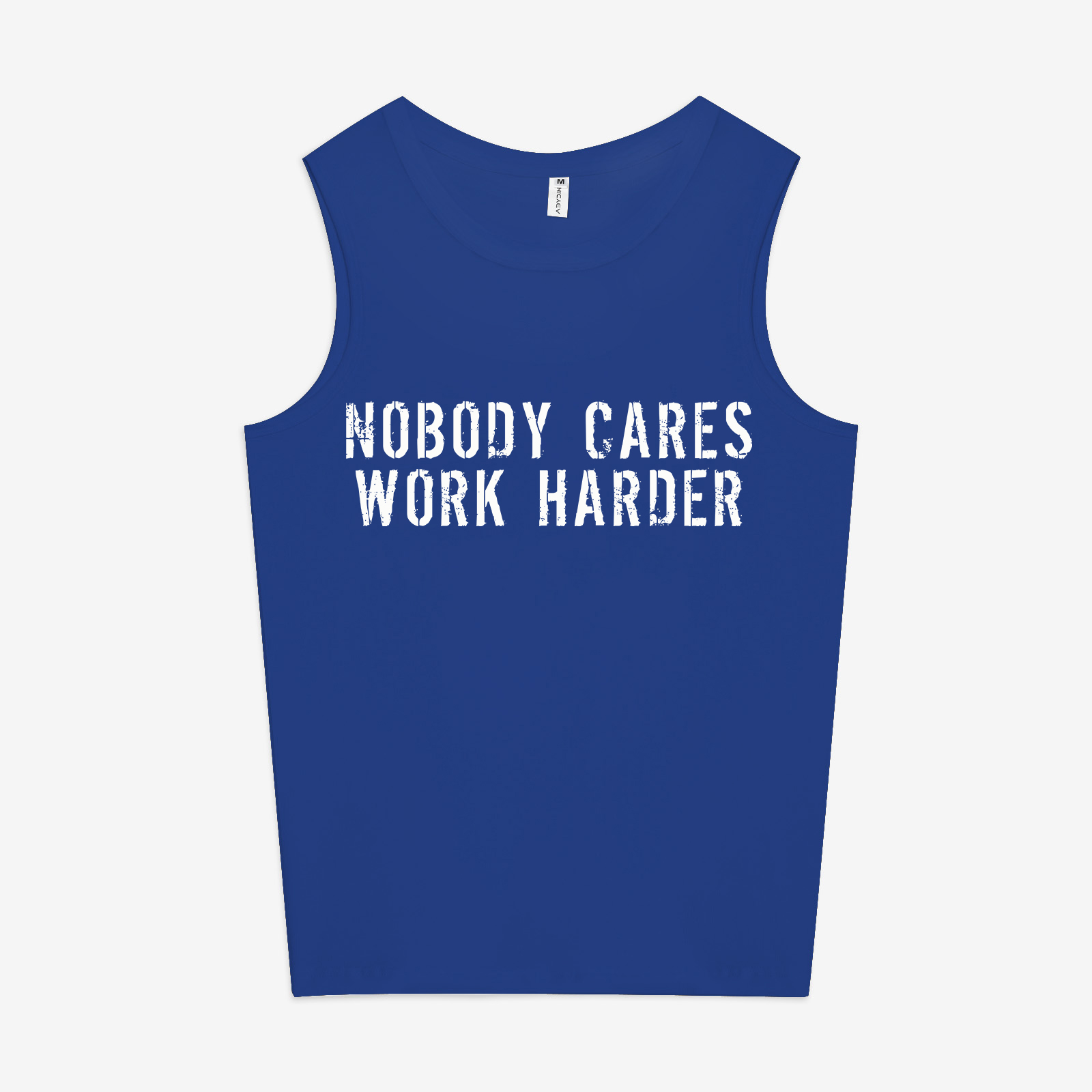 Nobody Cares Work Harder Printed Women's Vest