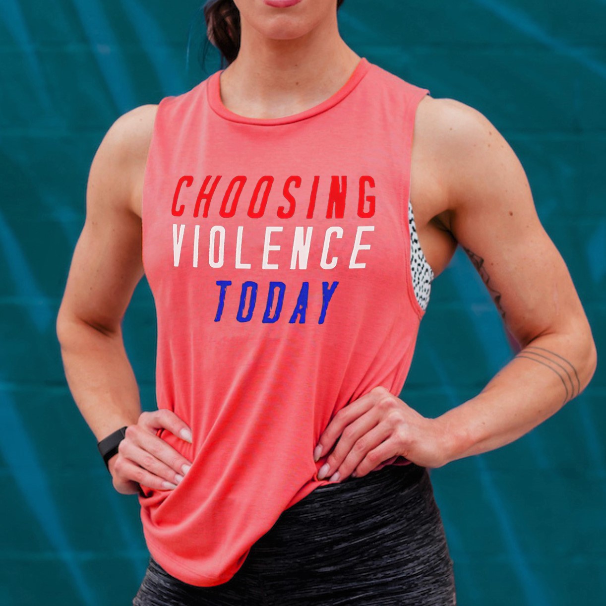 Choosing Violence Today Print Women's Vest