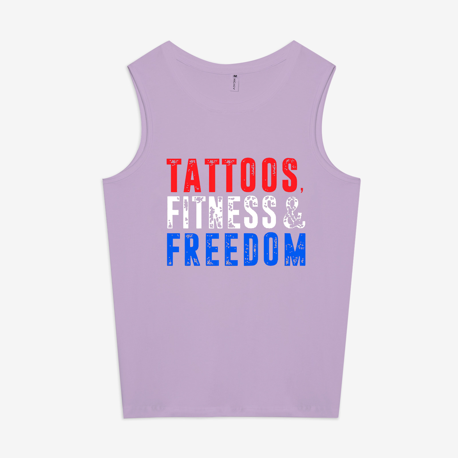 Tattoos, Fitness & Freedom Printed Women's Vest