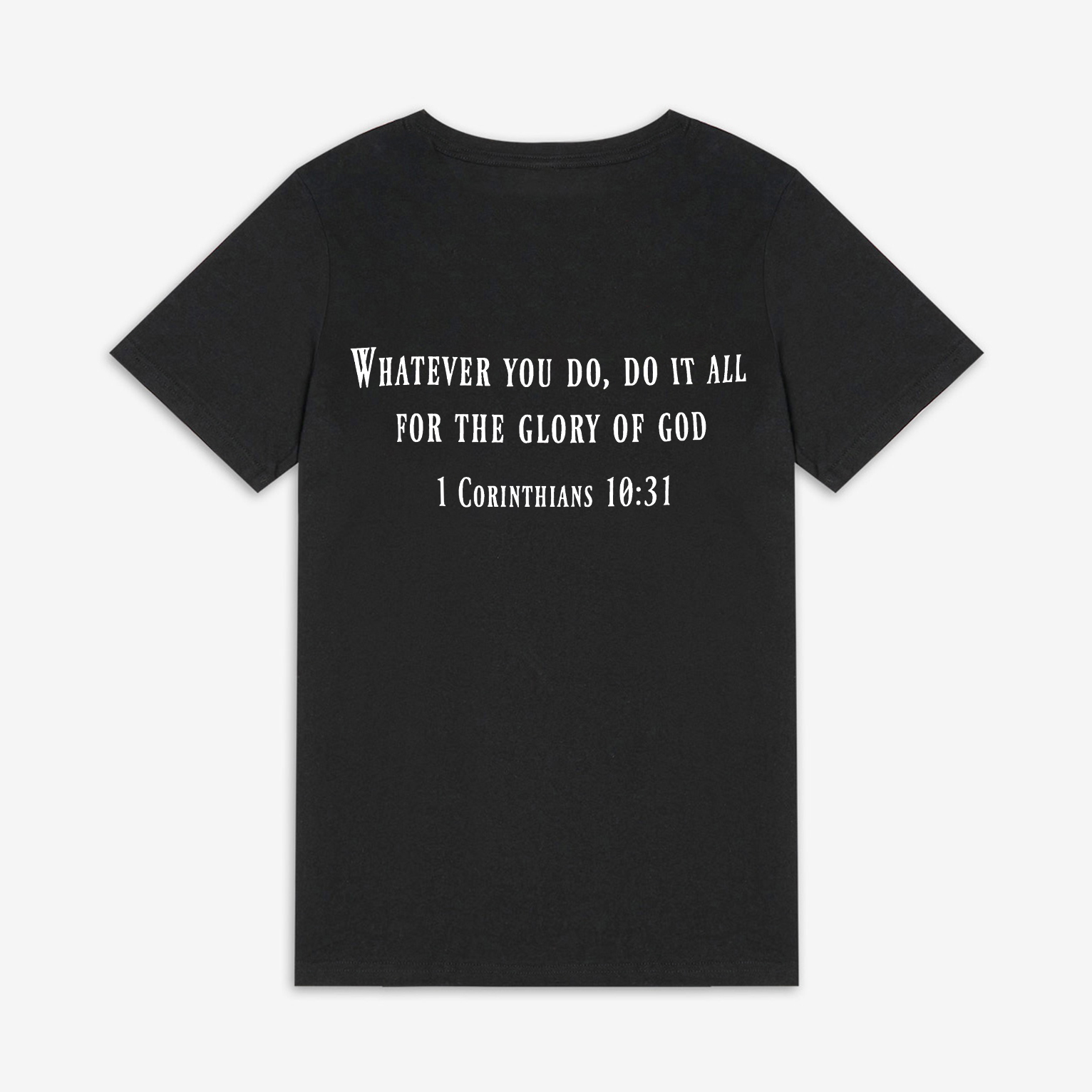 Whatever You Do, Do It All For The Glory Of God Print Women's T-shirts