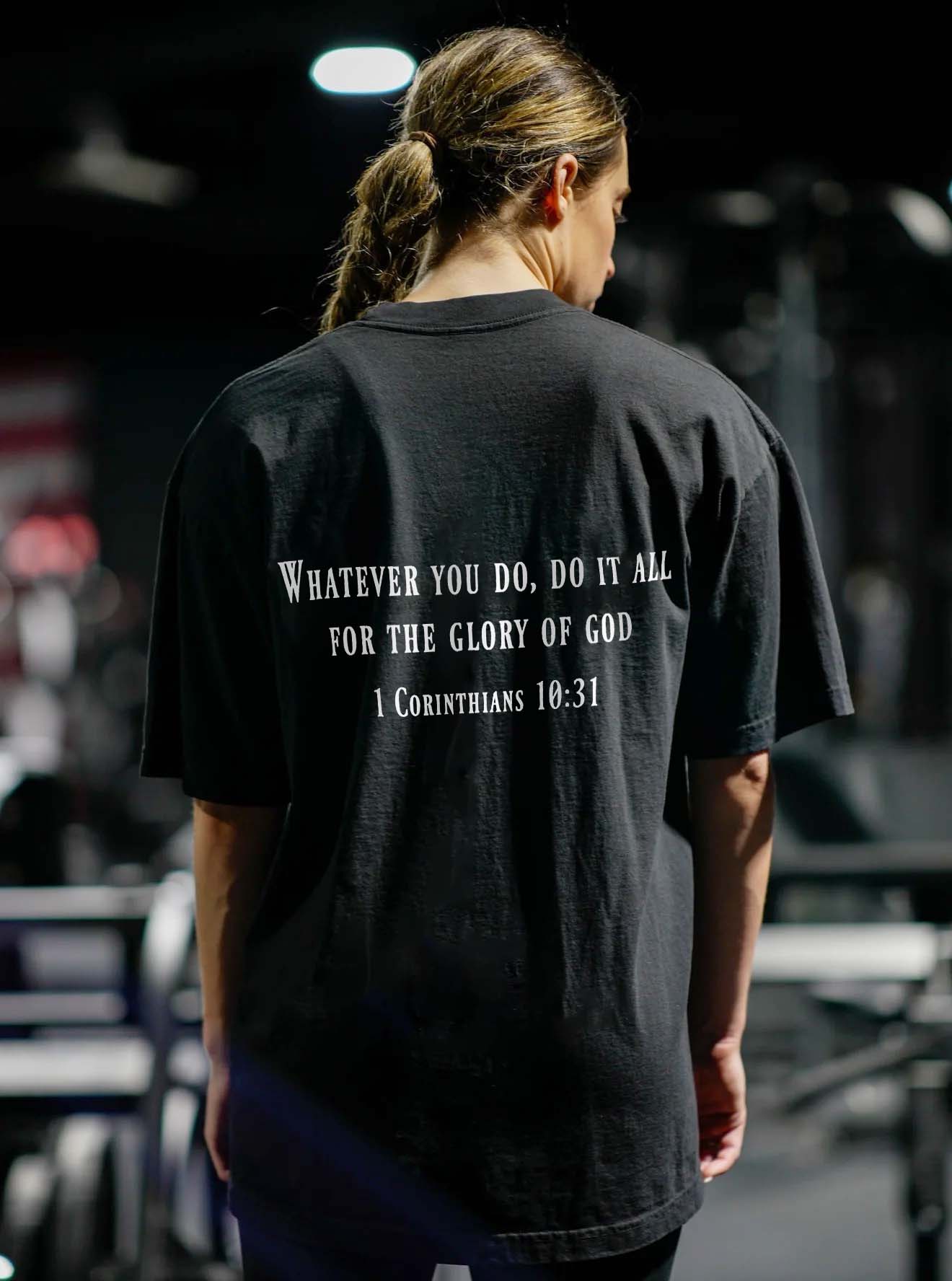 Whatever You Do, Do It All For The Glory Of God Print Women's T-shirts