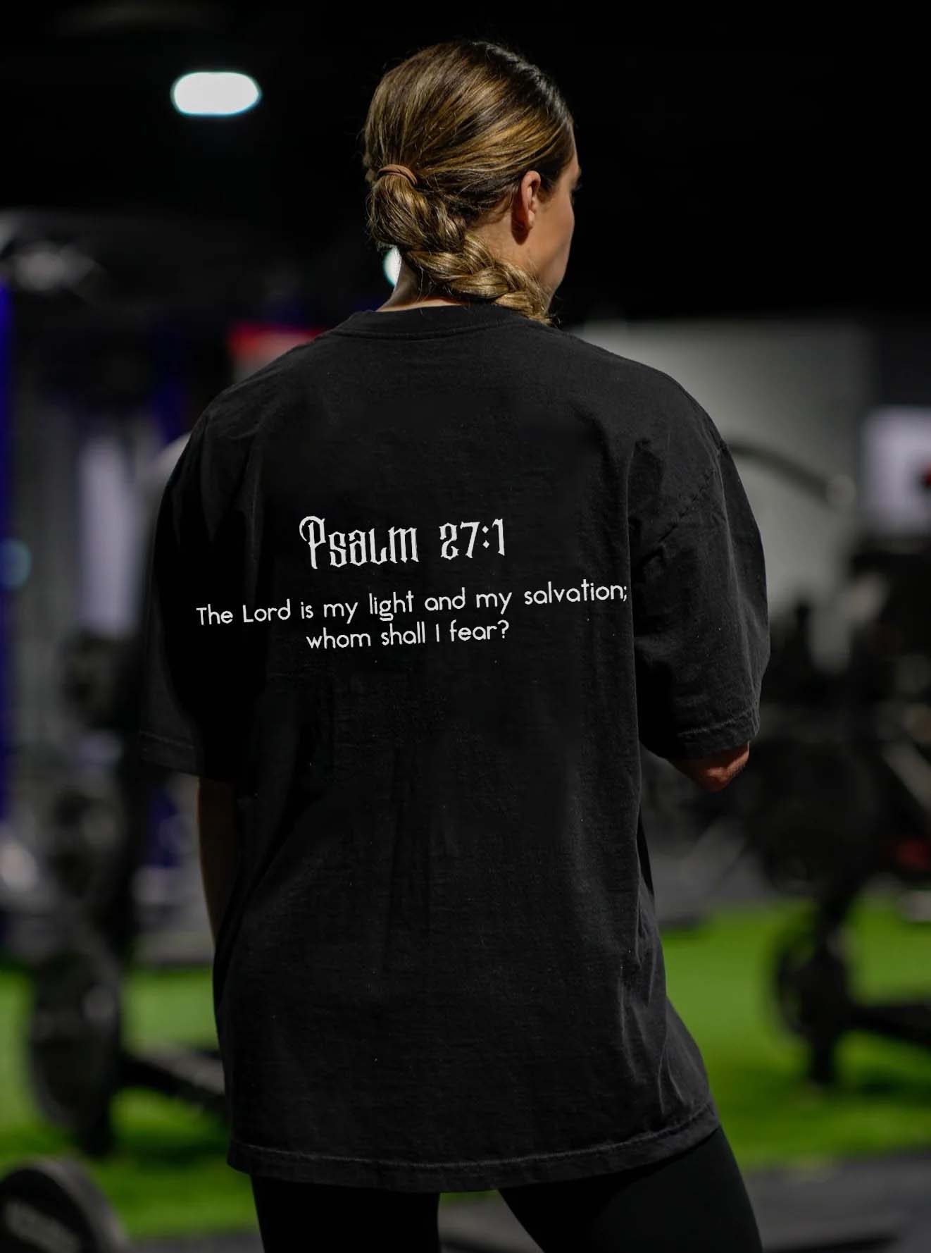 The Lord Is My Light And My Solvation Print Women's T-shirts