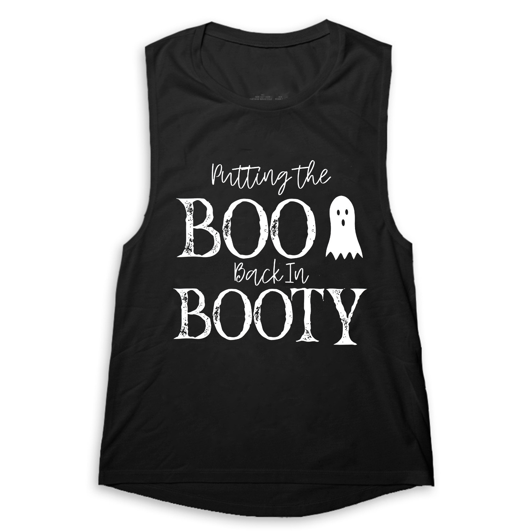 Putting The Boo Back In Booty Print Women's Vest-traneing