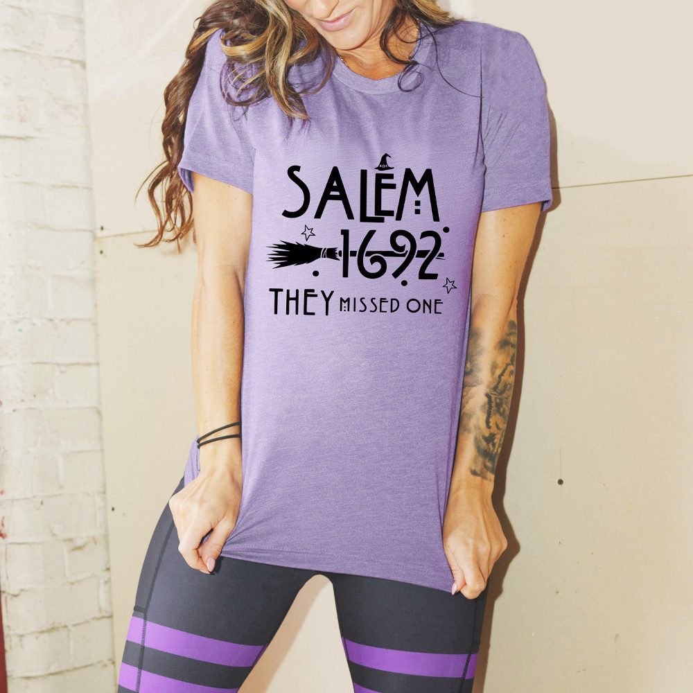 Salem 1622 They Missed One Printed Women's T-shirt