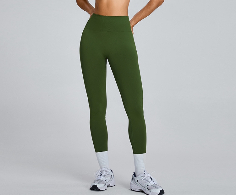 Seamless High Waist Peach Outdoor Sports Yoga Leggings-traneing