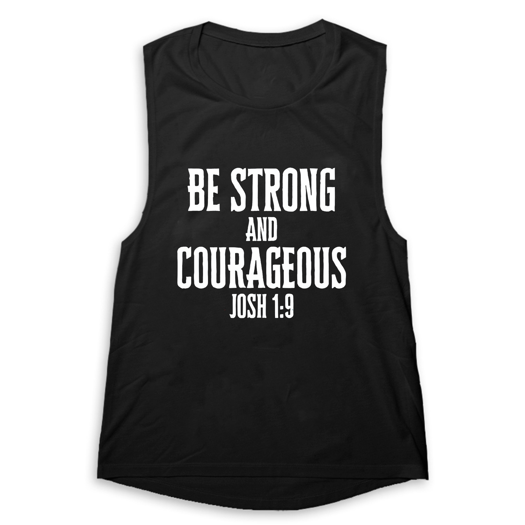 Be Strong And Courageous Printed Women's Vest