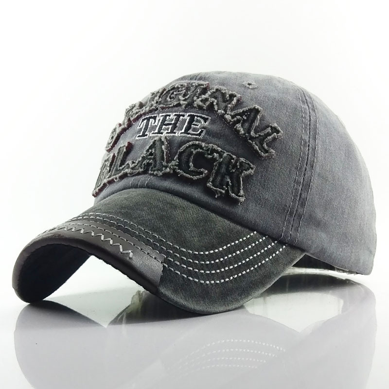 Original Washed Denim Baseball Cap-traneing