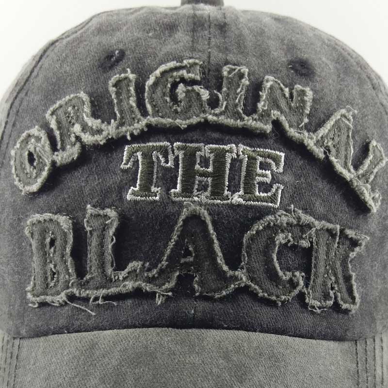 Original Washed Denim Baseball Cap-traneing