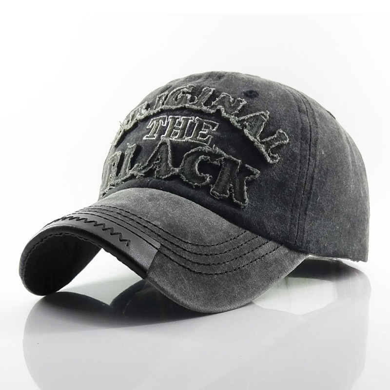 Original Washed Denim Baseball Cap-traneing