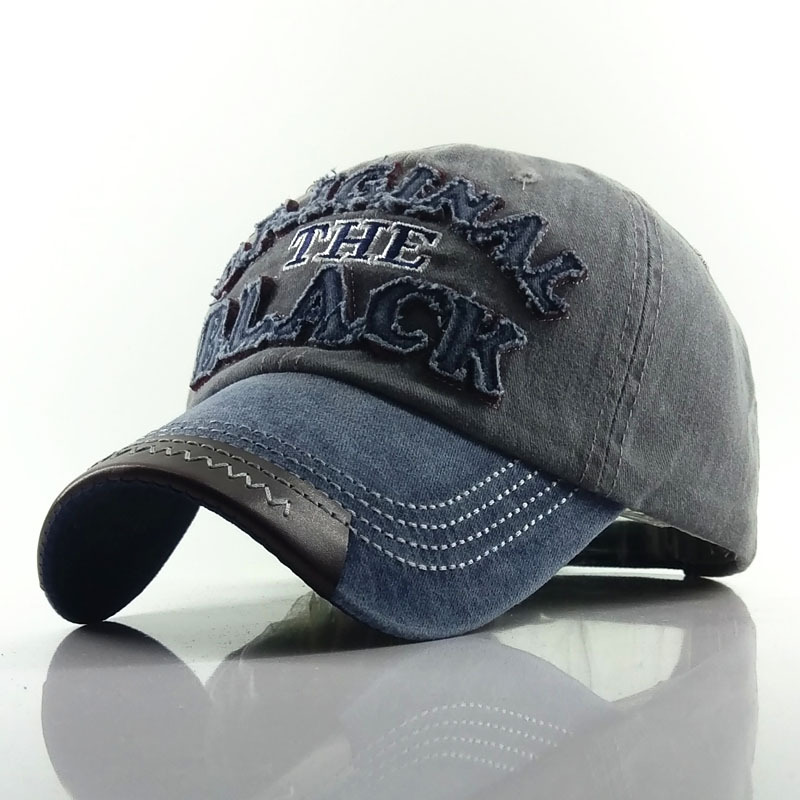 Original Washed Denim Baseball Cap-traneing