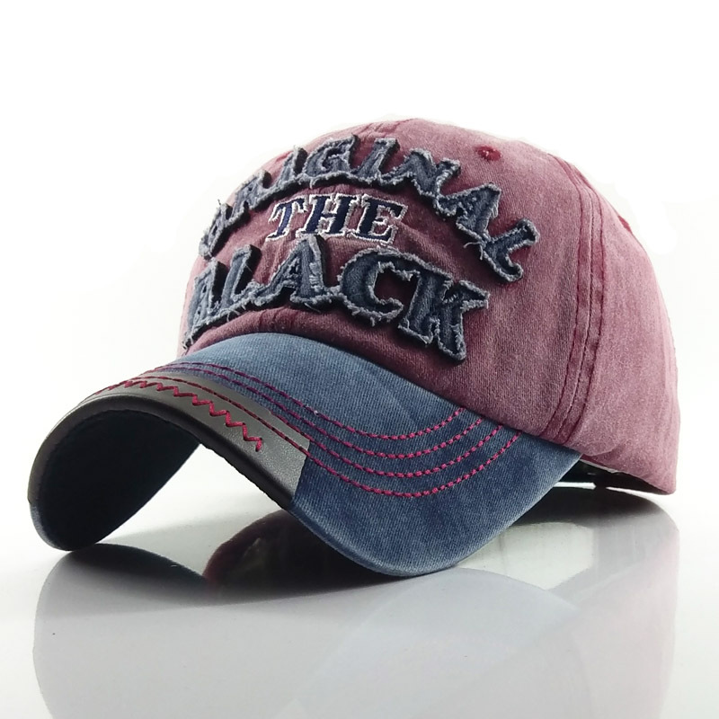 Original Washed Denim Baseball Cap-traneing