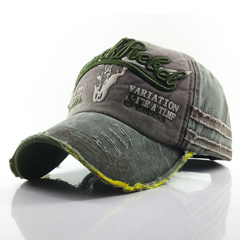 Outdoor Washed Denim Baseball Cap-traneing