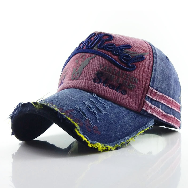 Outdoor Washed Denim Baseball Cap-traneing