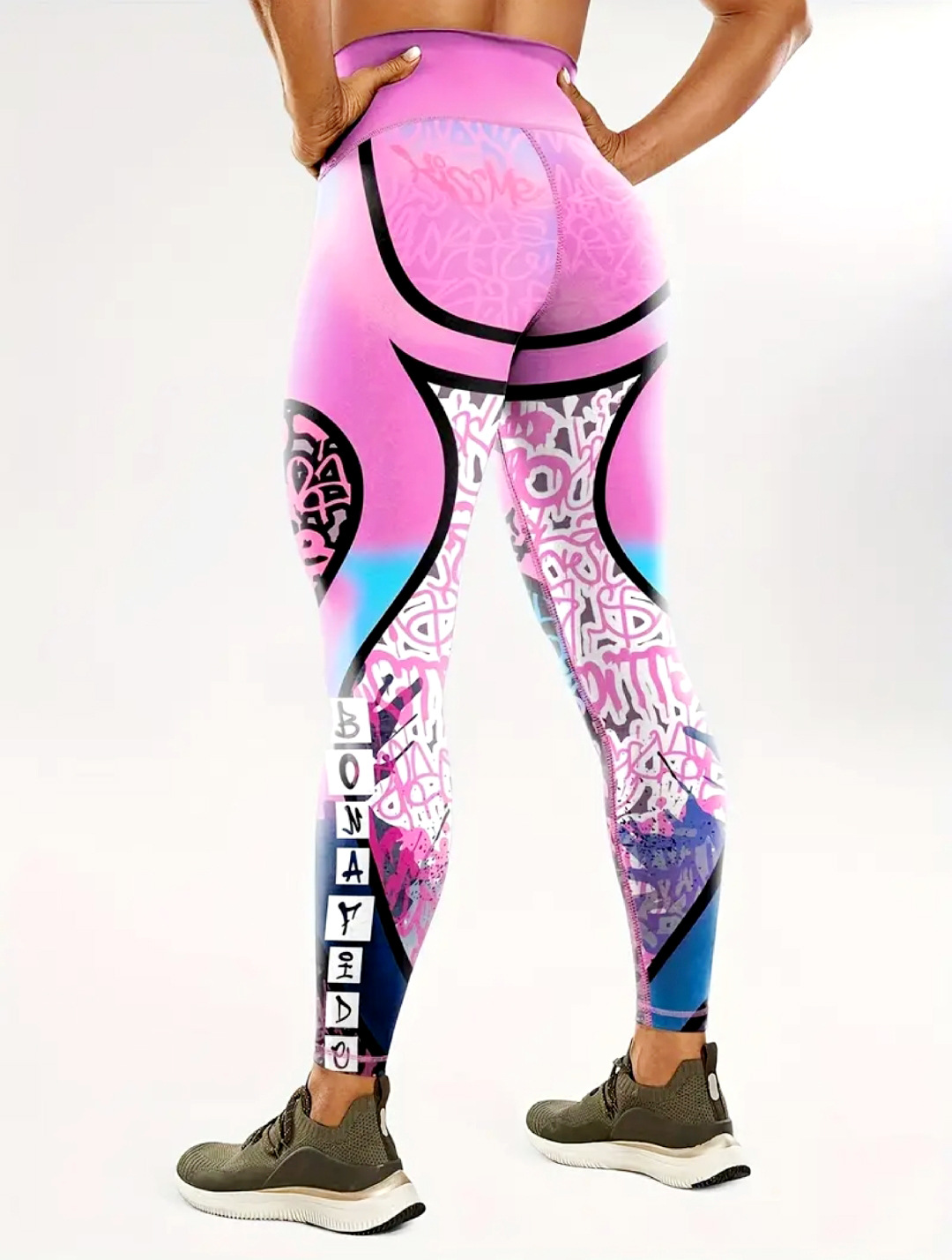 High Stretch Slim Fit Sports Fitness Yoga Pants-traneing