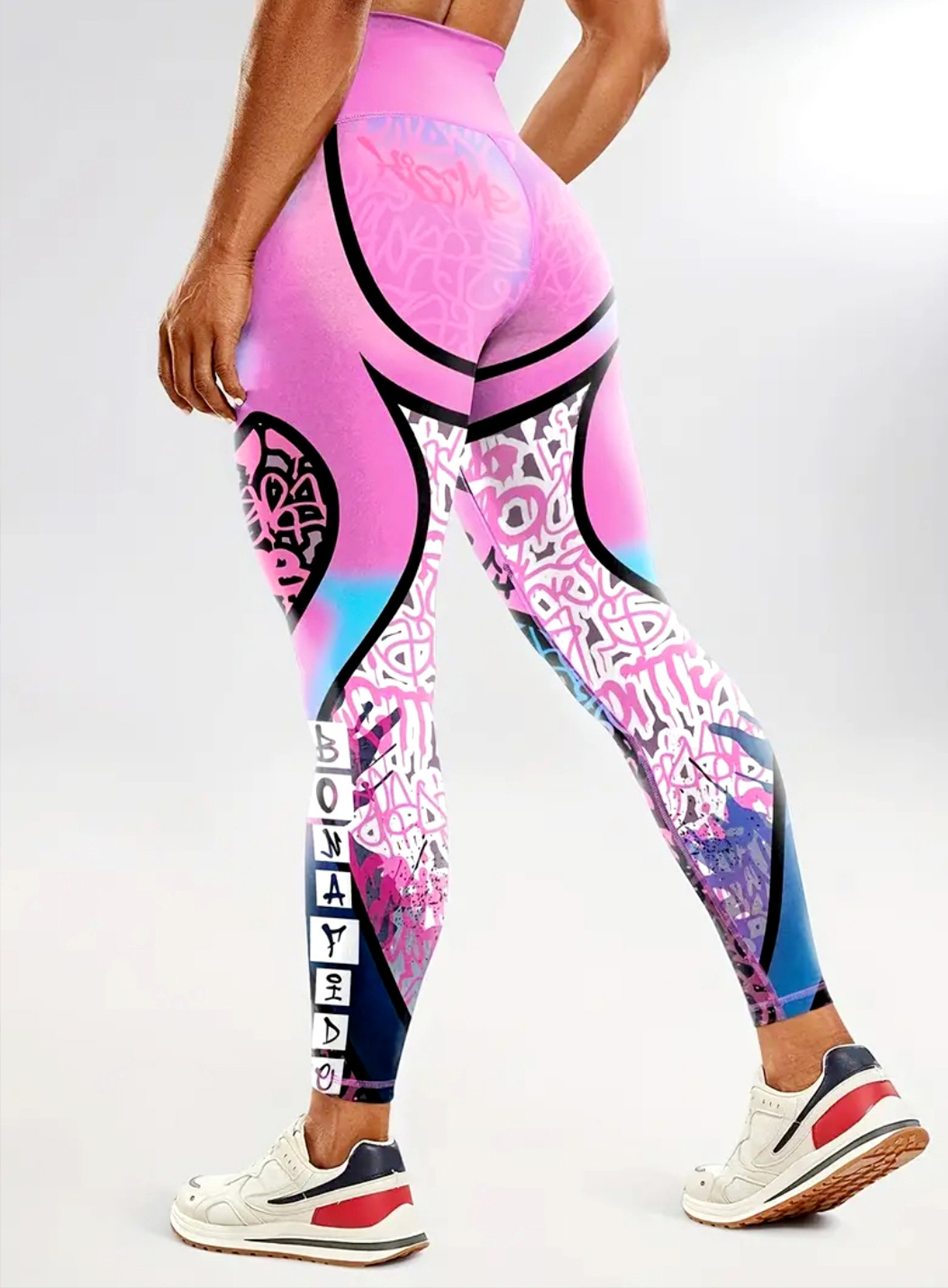 High Stretch Slim Fit Sports Fitness Yoga Pants-traneing
