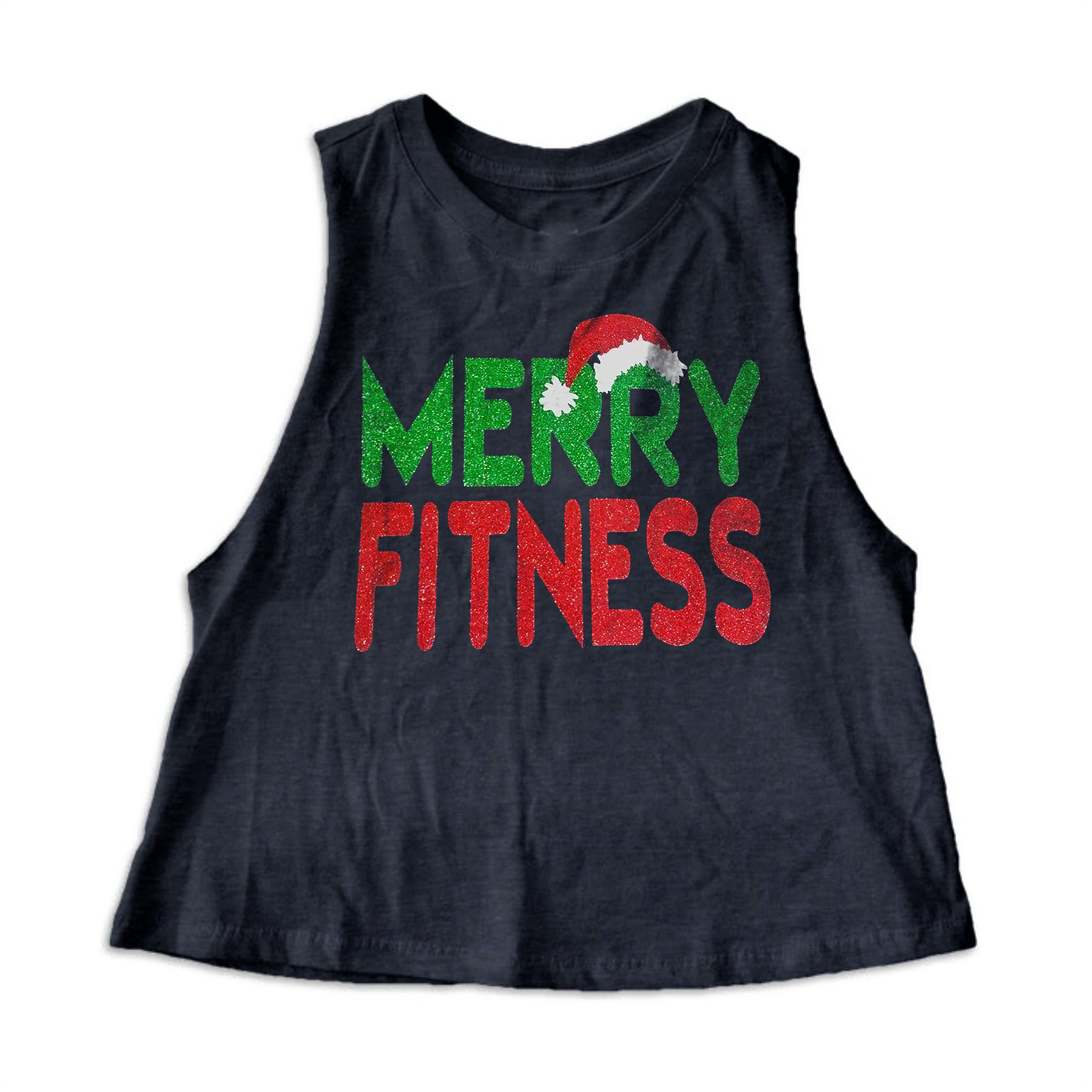 Merry Fitness Printed Women's Crop Top