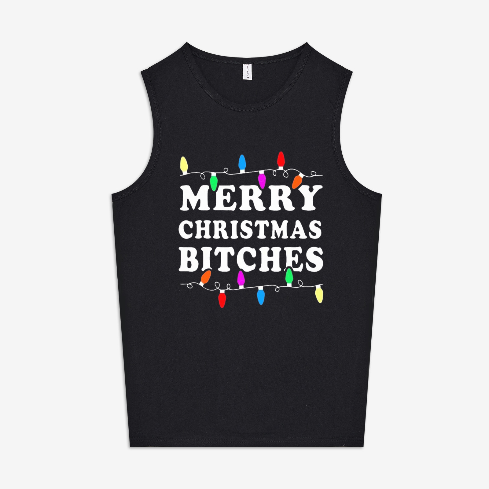 Merry Christmas Printed Women's Vest