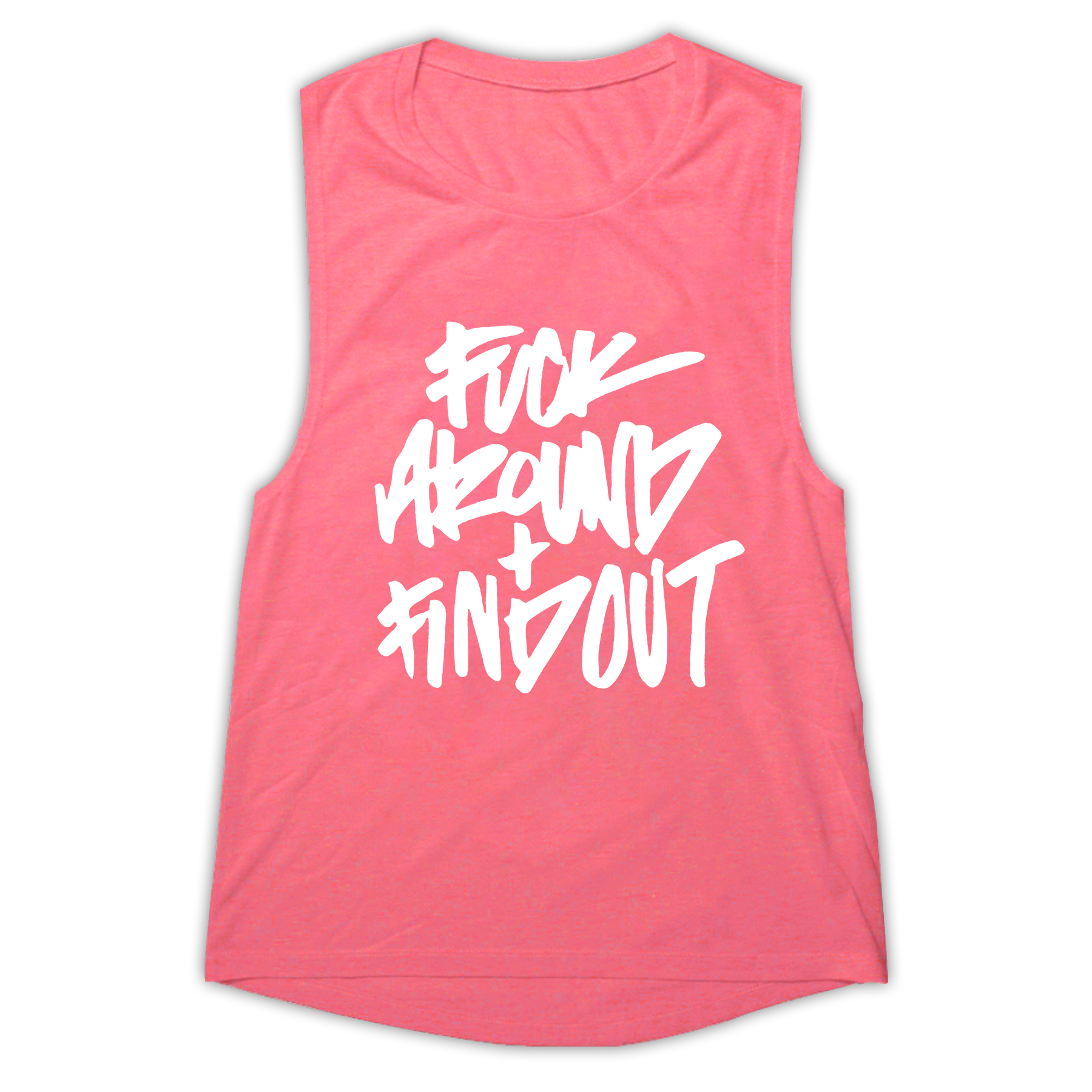 Fuck Around And Find Out Print Women's Vest Image - 6