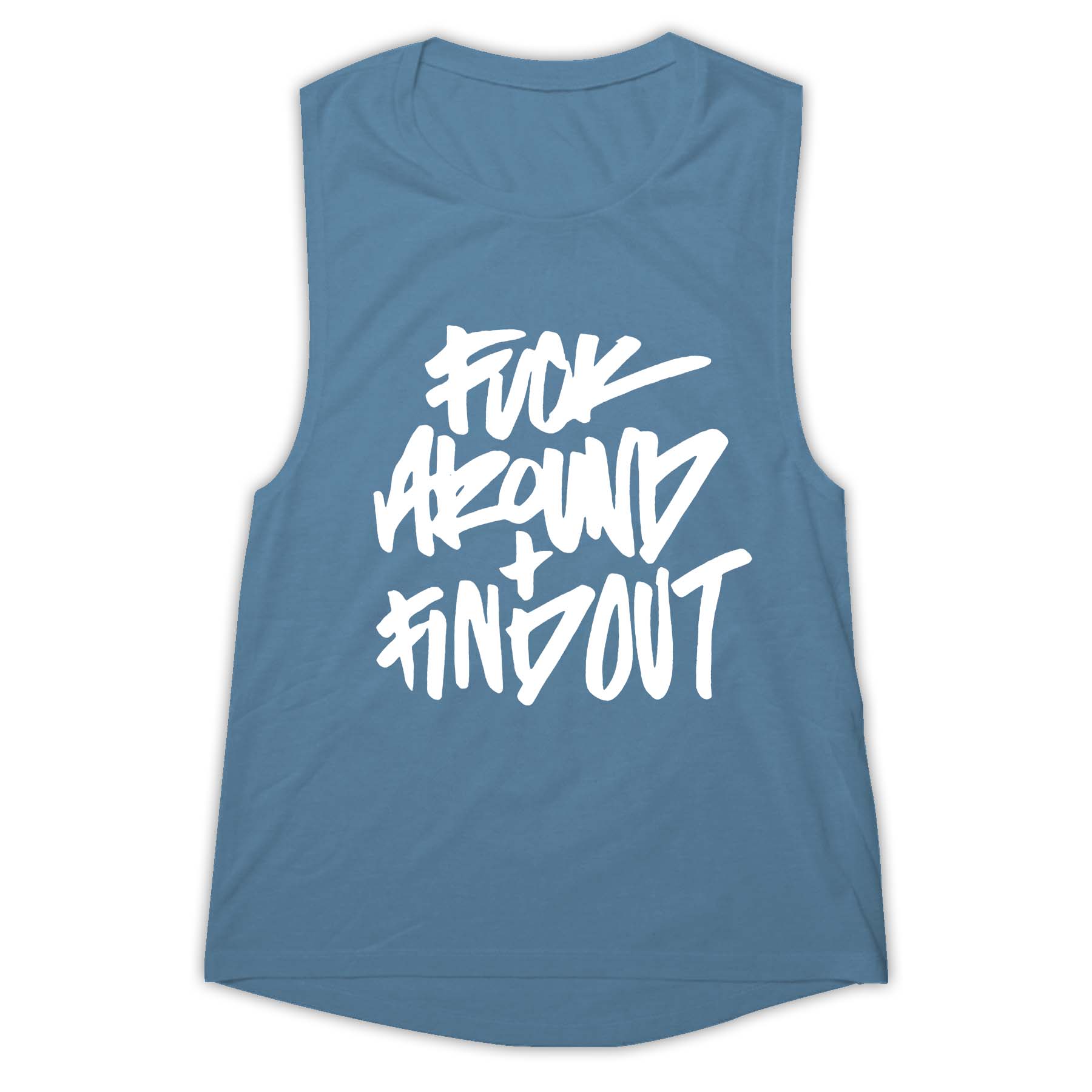 Fuck Around And Find Out Print Women's Vest Image - 5