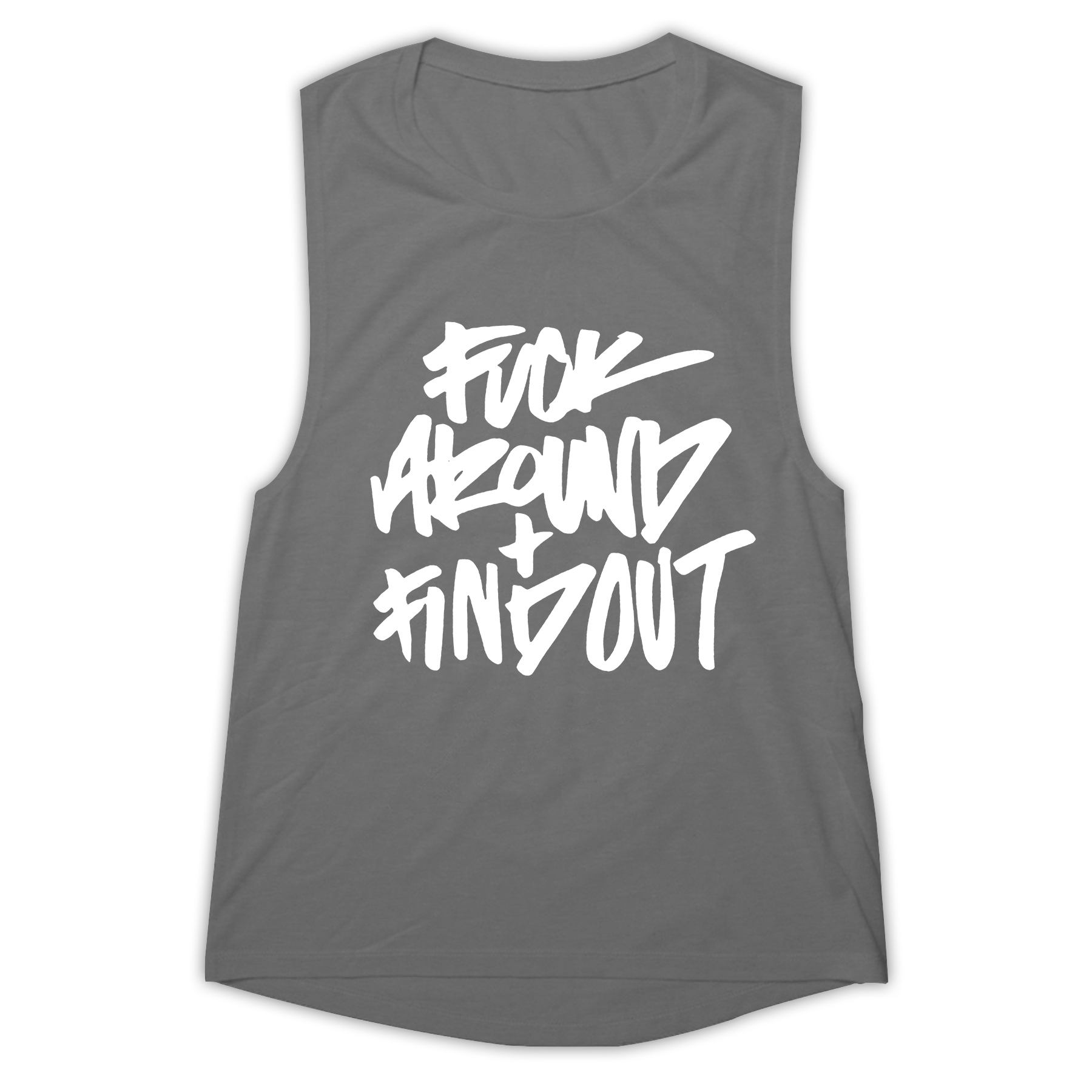 Fuck Around And Find Out Print Women's Vest Image - 8