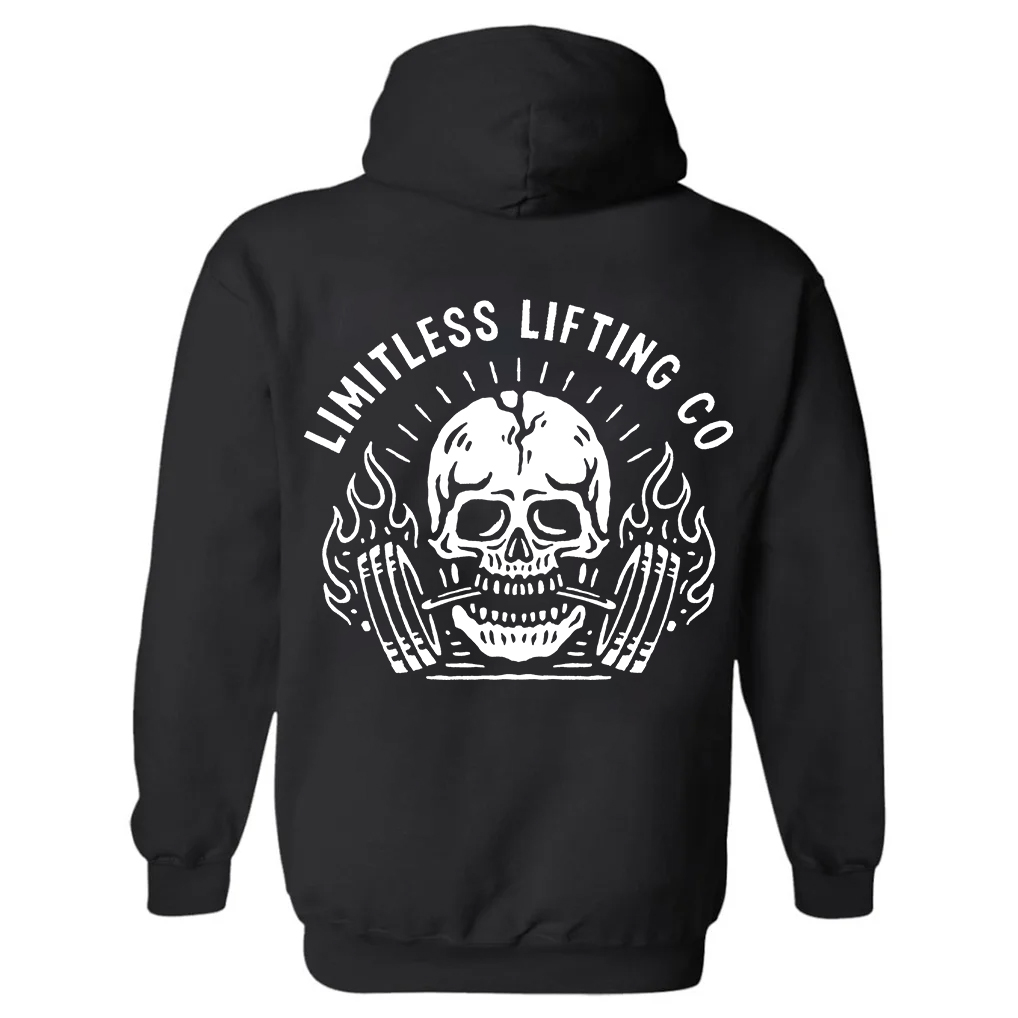 Limitless Lifting Co Printed Hoodie-traneing