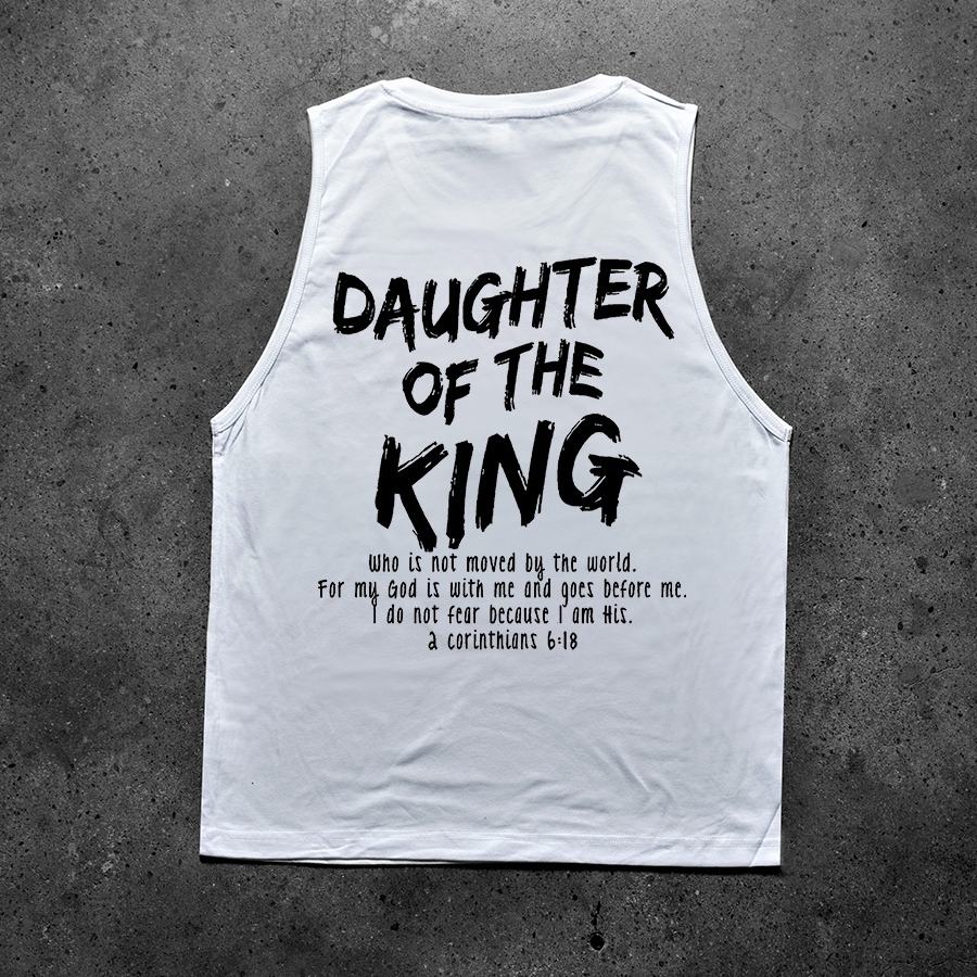 Daughter Of The King Printed Women's Vest-traneing