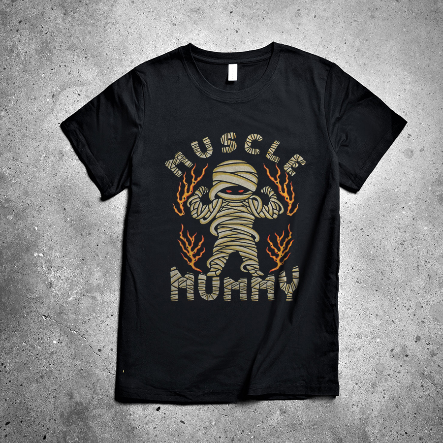 Muscle Mummy Printed Women's T-shirt -traneing
