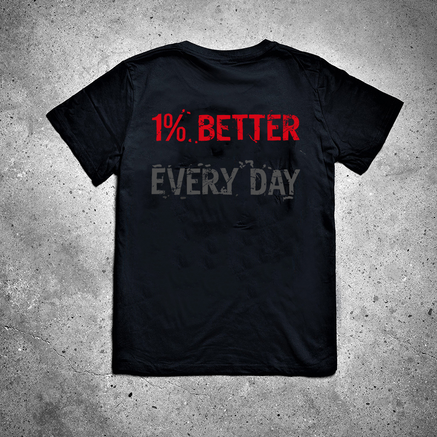 1% Better Every Day Printed Women's T-shirt 