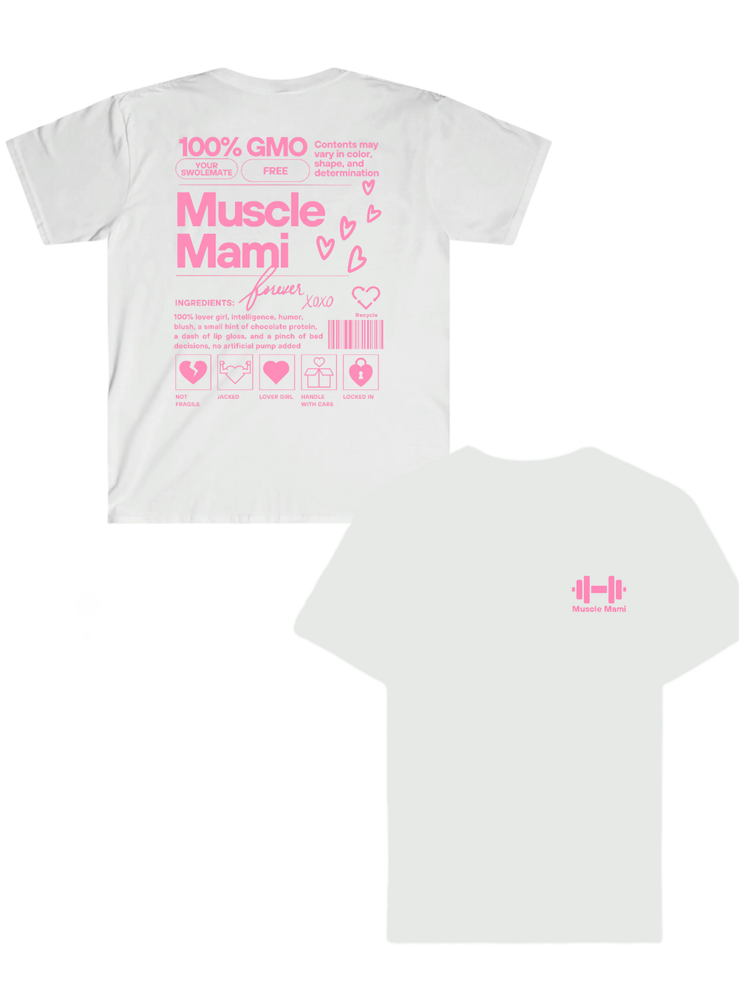 Muscle Mami Printed Oversized T-shirt