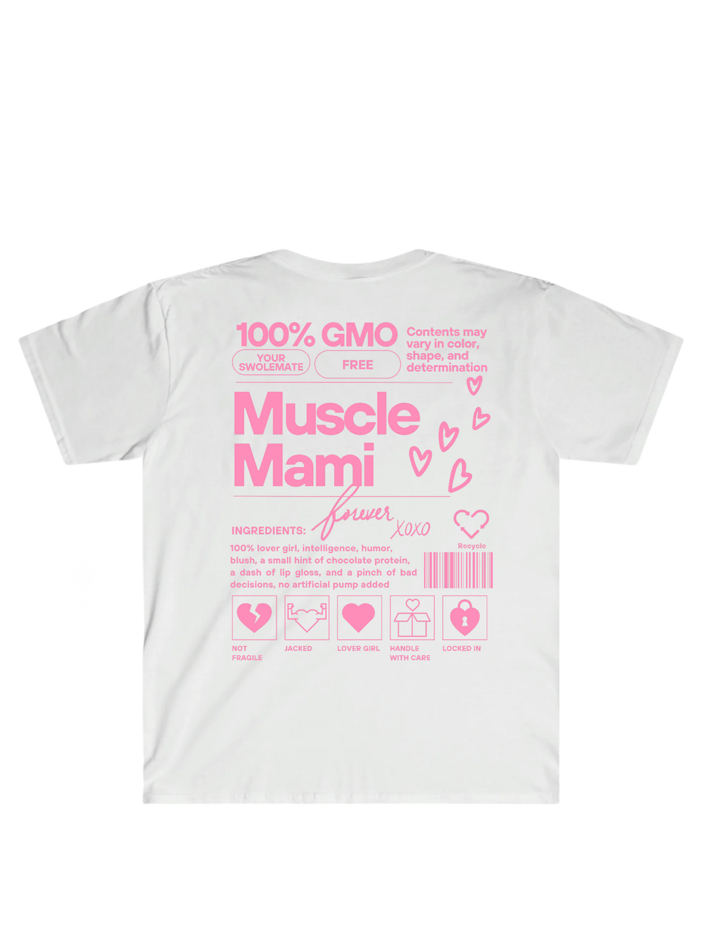 Muscle Mami Printed Oversized T-shirt