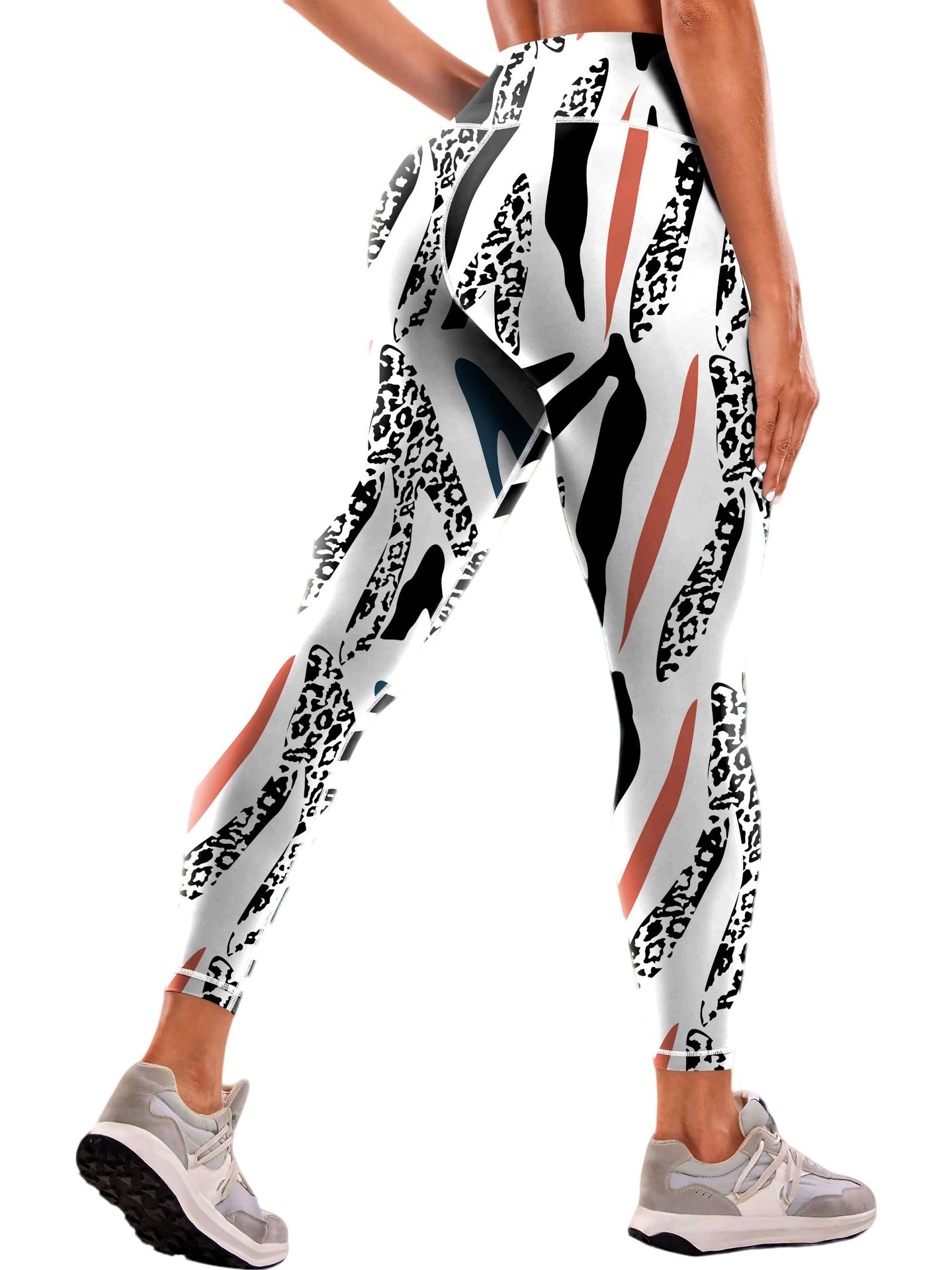 High Waist Stretchy Fitness Women's Sports Yoga Leggings-traneing