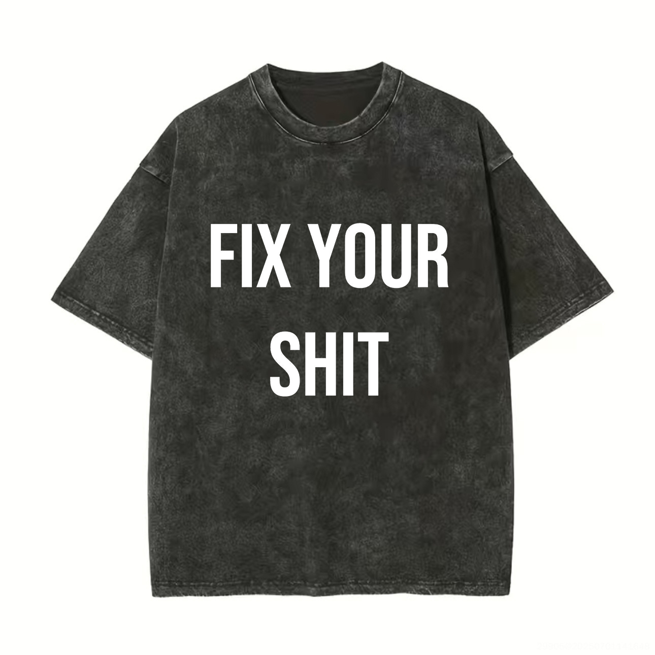 Funny Slogan Printed Unisex Washed T-Shirt-traneing