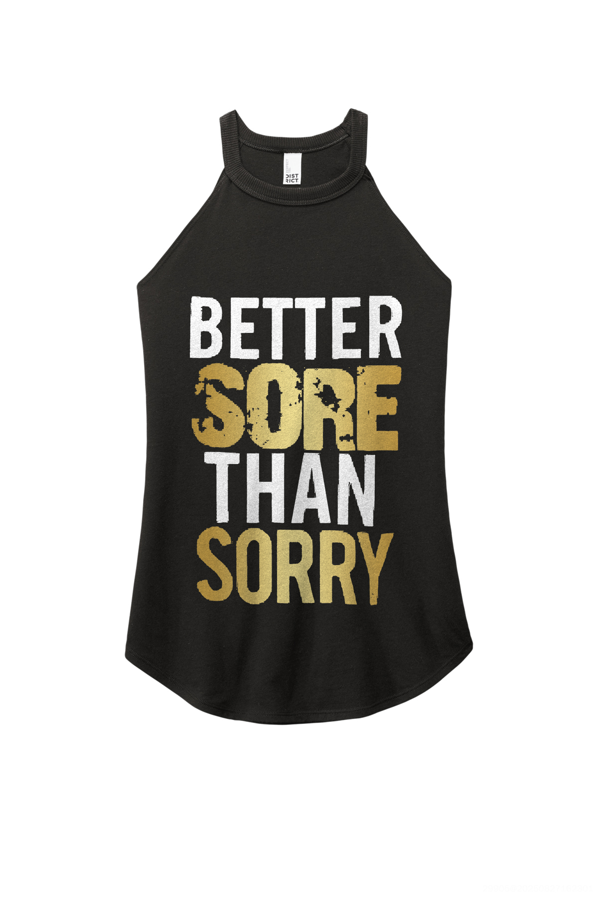 Better Sore Than Sorry Printed Women's Yoga Tank Tops-traneing