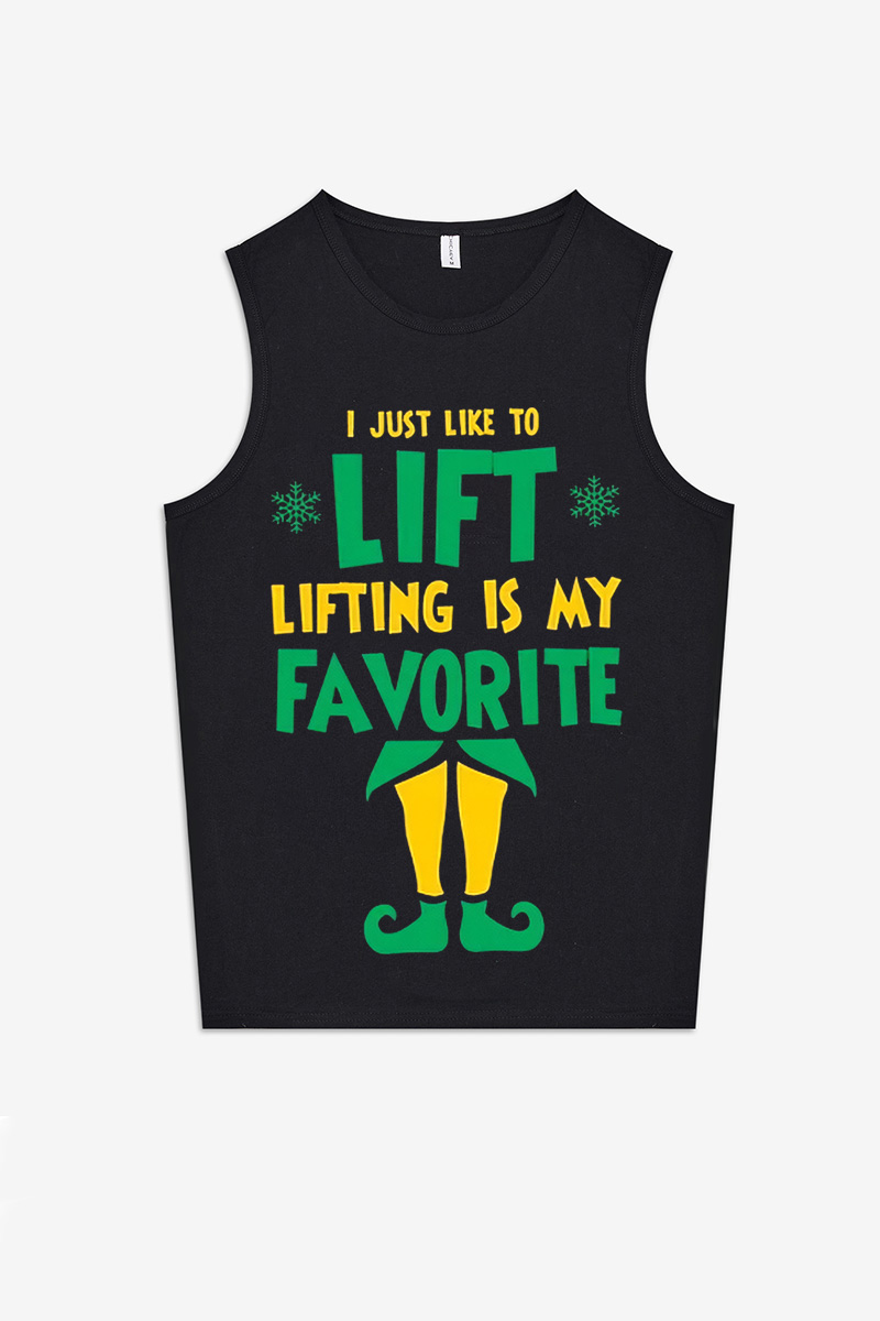 I Just Like To Lift Lifting Is My Favorite Printed Women's Vest-traneing