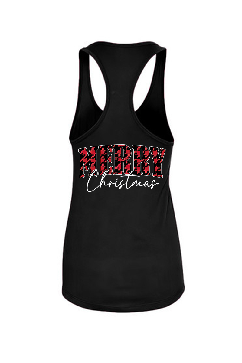 Merry Christmas Printed Women's Tank Top-traneing
