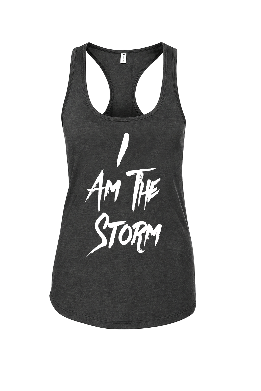 I Am the Storm Printed Racerback Tank Tops Image - 3