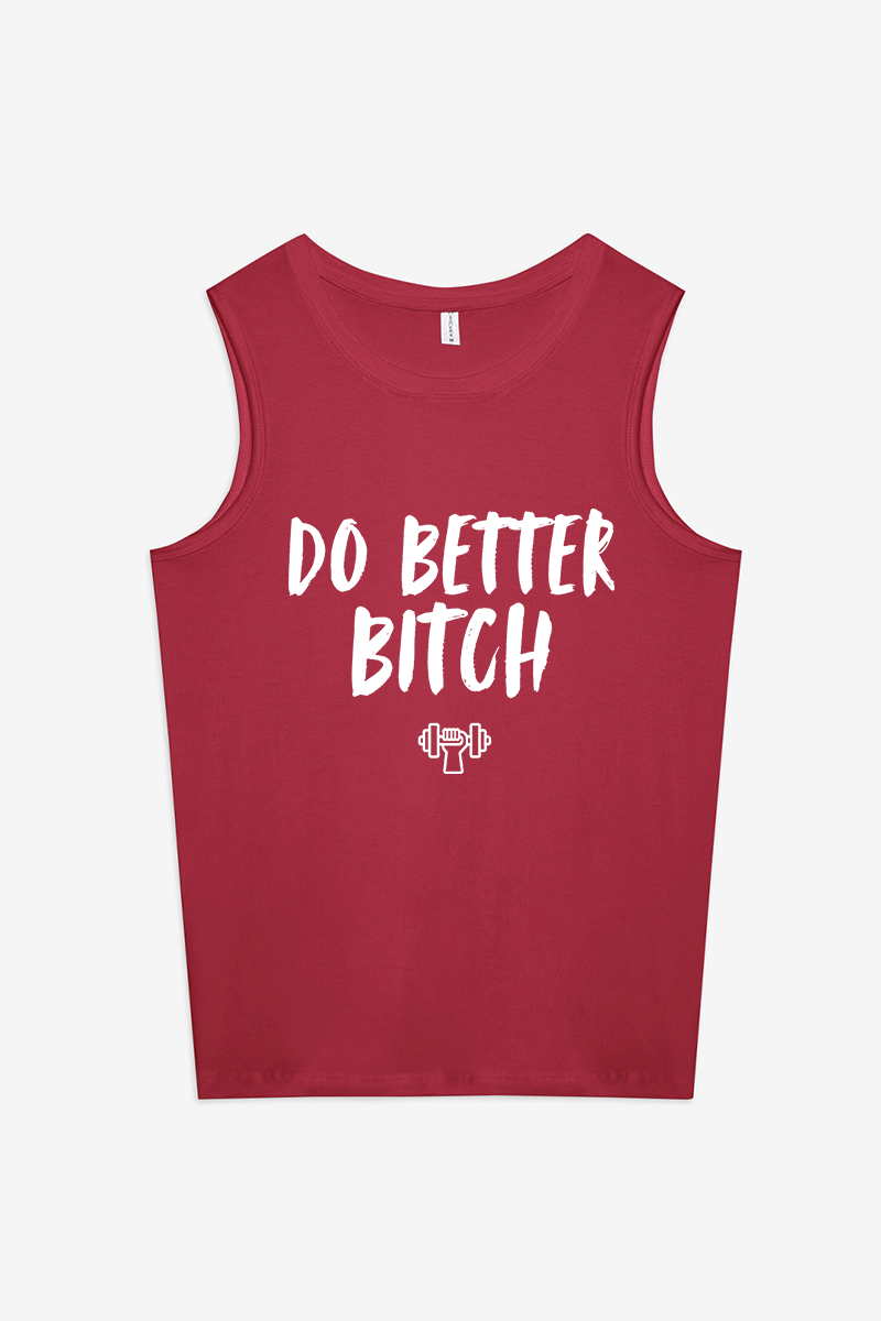 Do Better Bitch Printed Women's Vest Image - 3