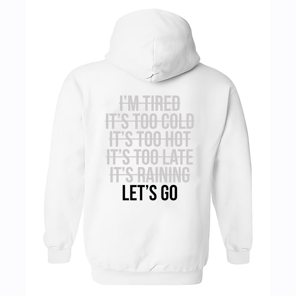 Let's Go Printed Women's Hoodie