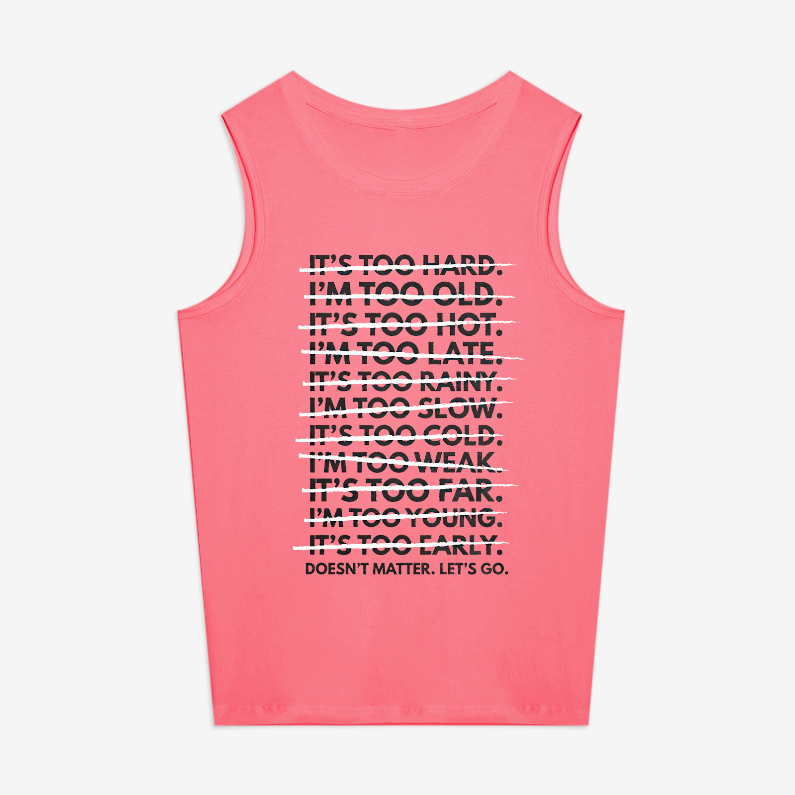 Doesn't Matter. Let's Go Printed Women's Vest