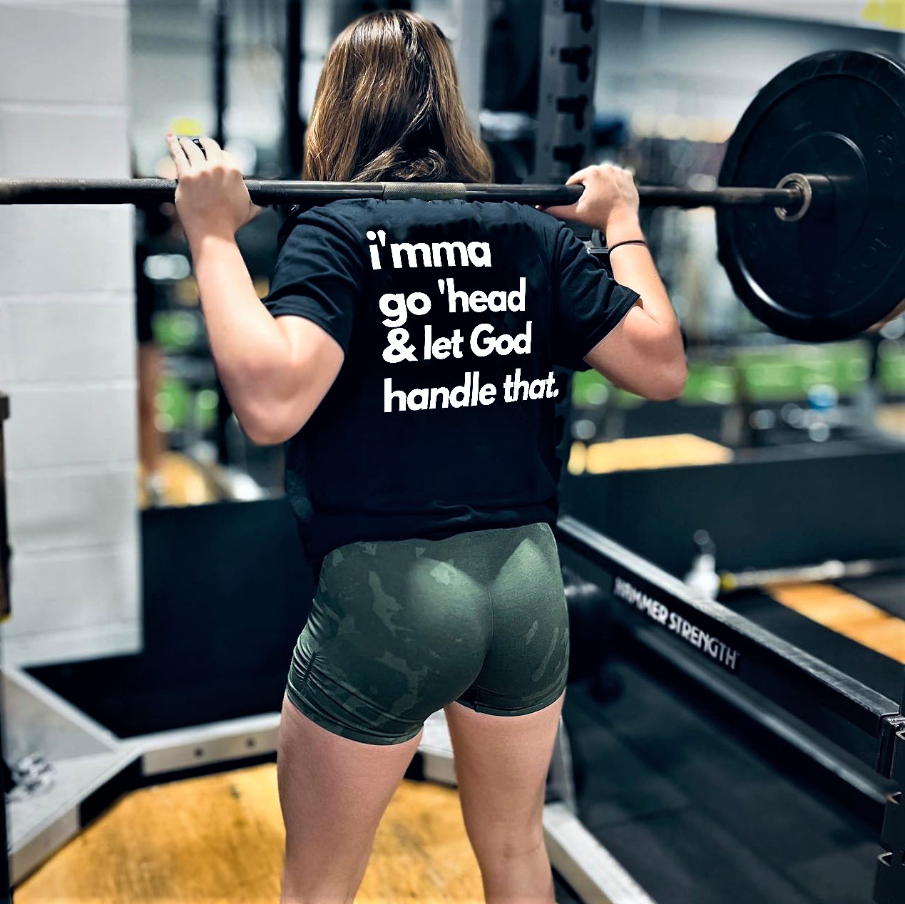 Let God Handle That Printed Women's T-shirt