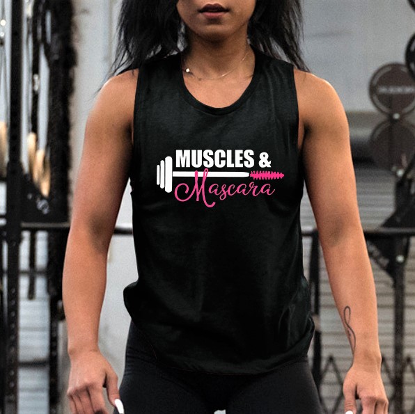 Muscles & Mascara Printed Women's Vest
