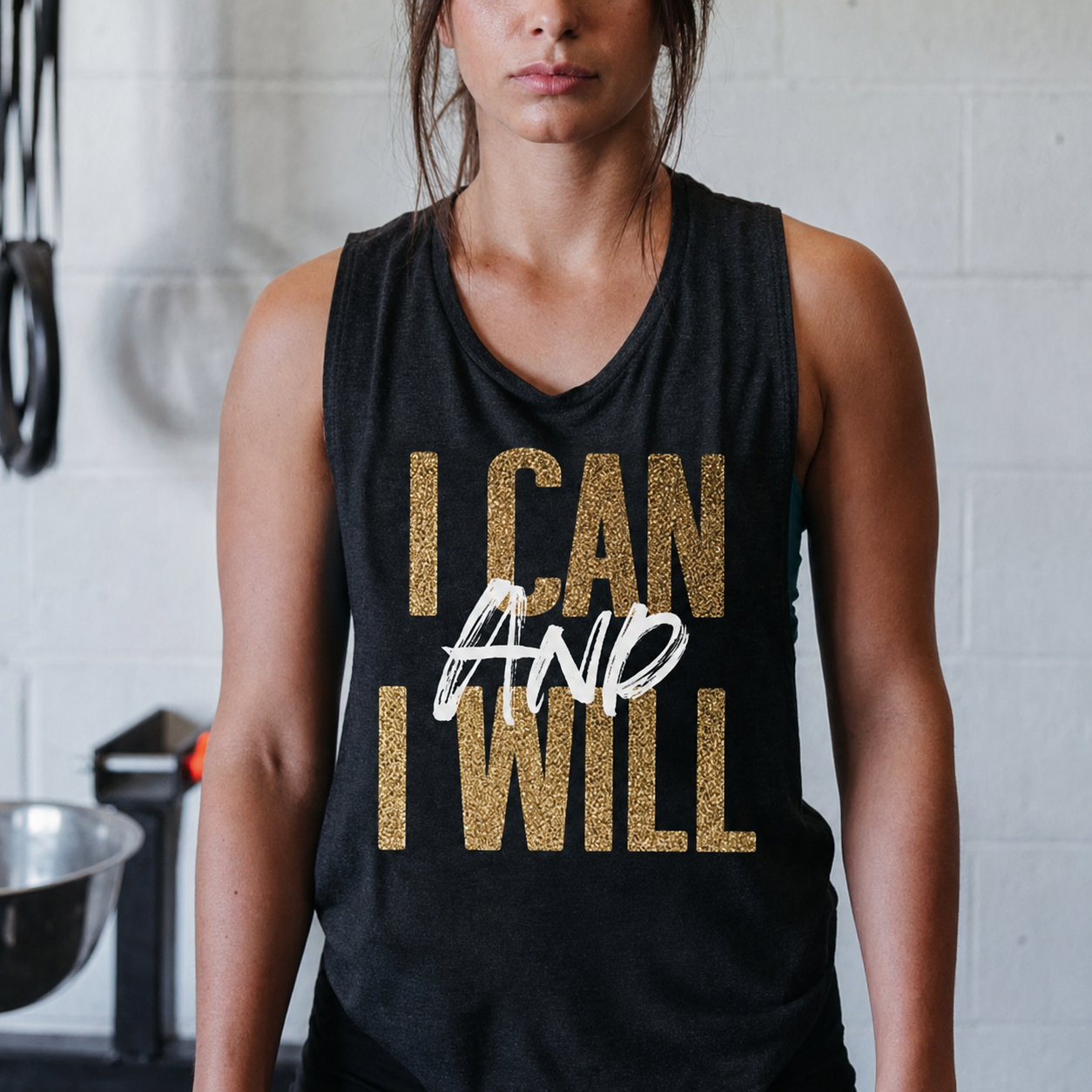 I Can And I Will Print Women's Vest