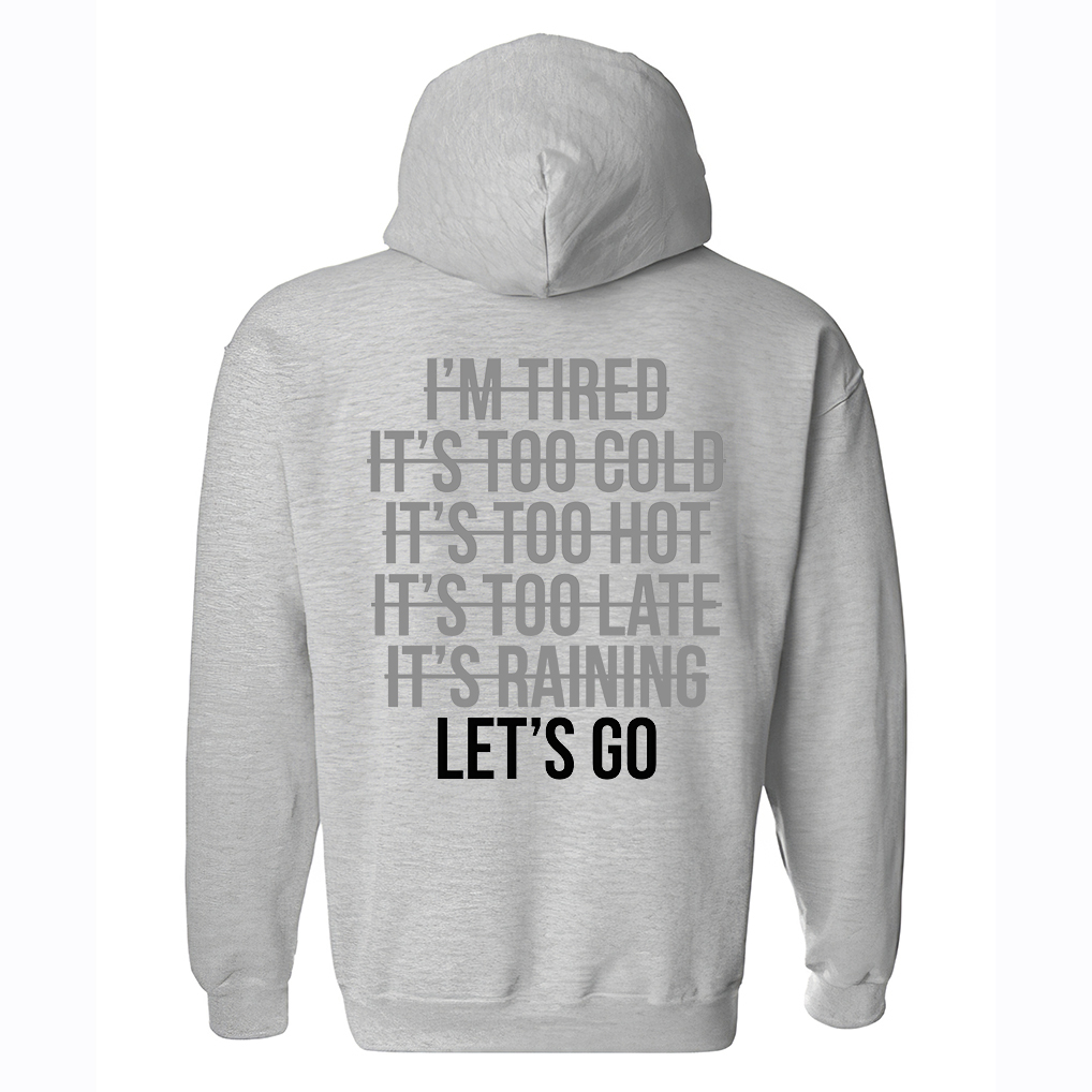 Let's Go Printed Women's Hoodie