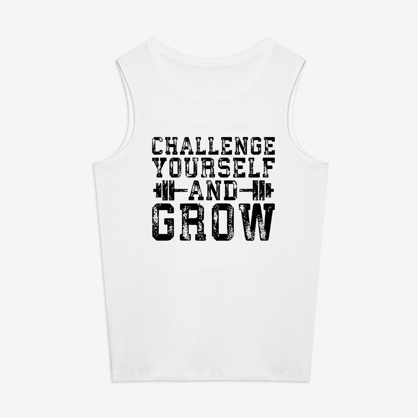 Challenge Yourself And Grow Print Women's Vest