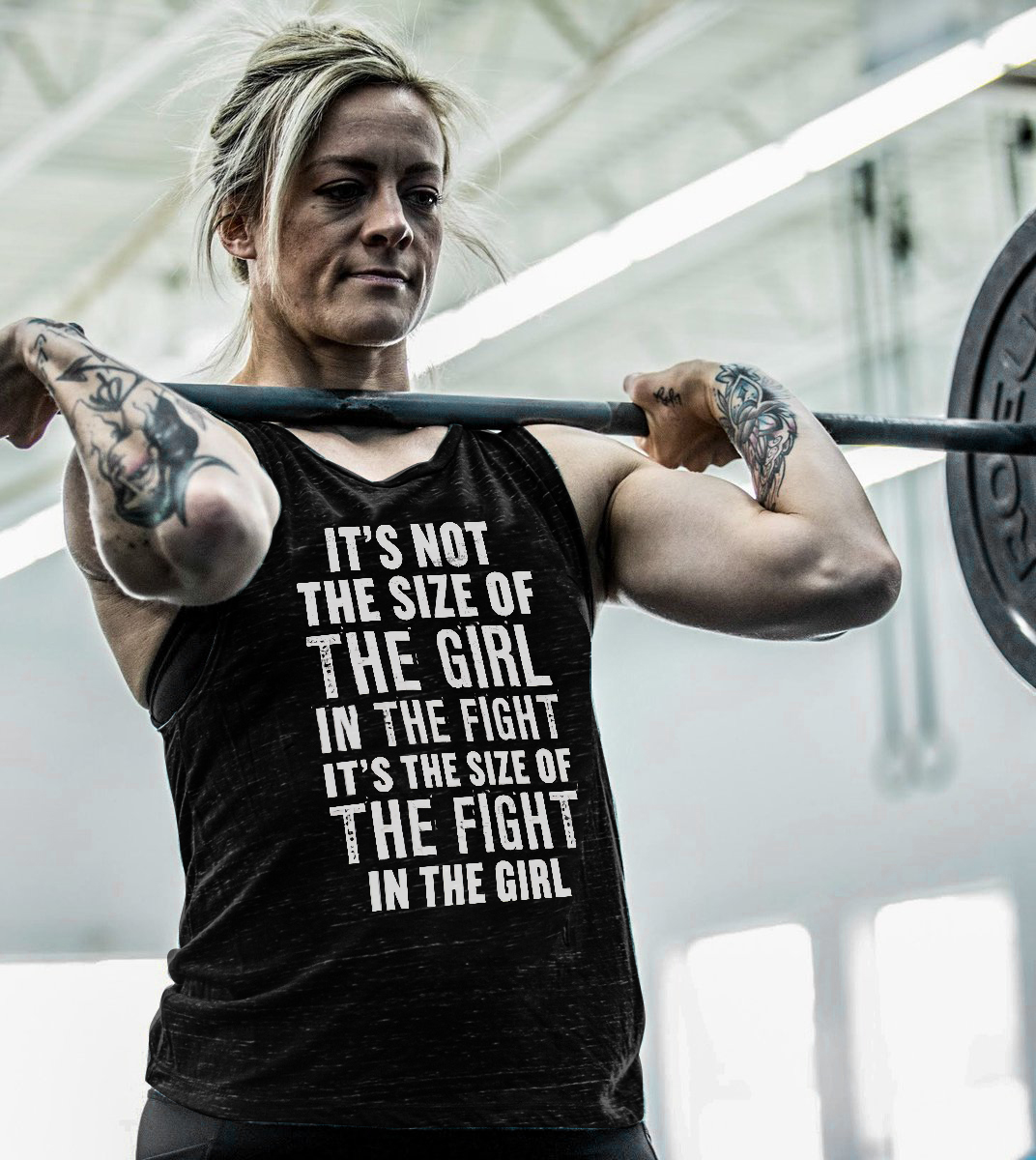 It's Not The Size Of The Girl Printed Women's Vest