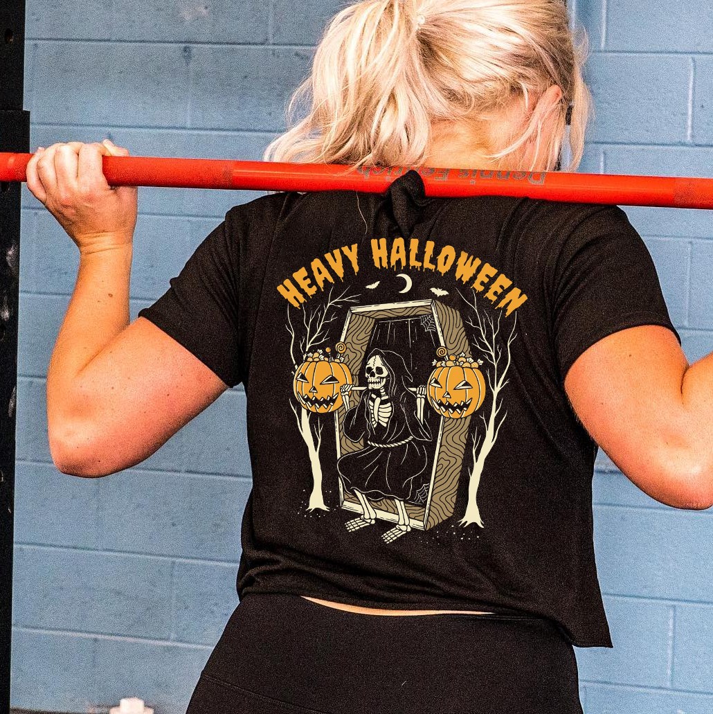 Heavy Halloween Printed Women's T-shirt